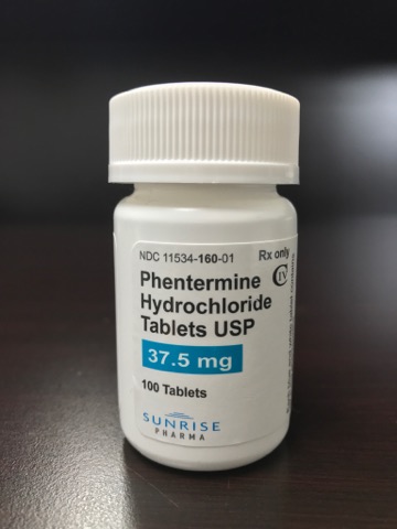 Phentermine 37.5mg(100 tablets)